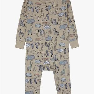 Hanes Animal Print Baby Onesie